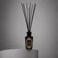 HURRICANE Midnight Sugar reed diffuser, the bottle with its reeds