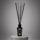HURRICANE Static Bloom reed diffuser, the bottle with its reeds